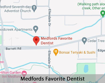 Map image for Dental Crowns and Dental Bridges in Medford, OR